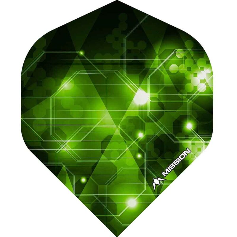 Billaresbalsalobre Plumas Mission Darts No2 Std Astral Verde F2859