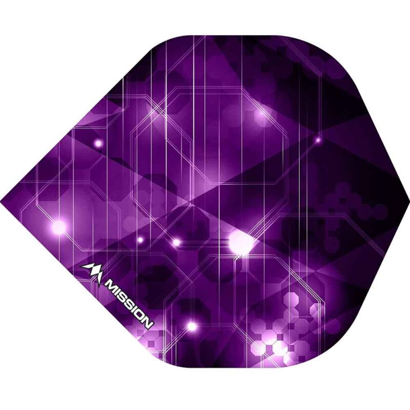 Billaresbalsalobre Plumas Mission Darts No2 Std Astral Morado F2863 - Imagen 2