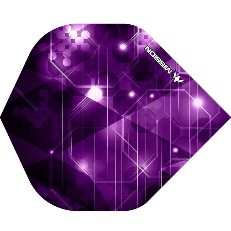 Billaresbalsalobre Plumas Mission Darts No2 Std Astral Morado F2863 - Imagen 3