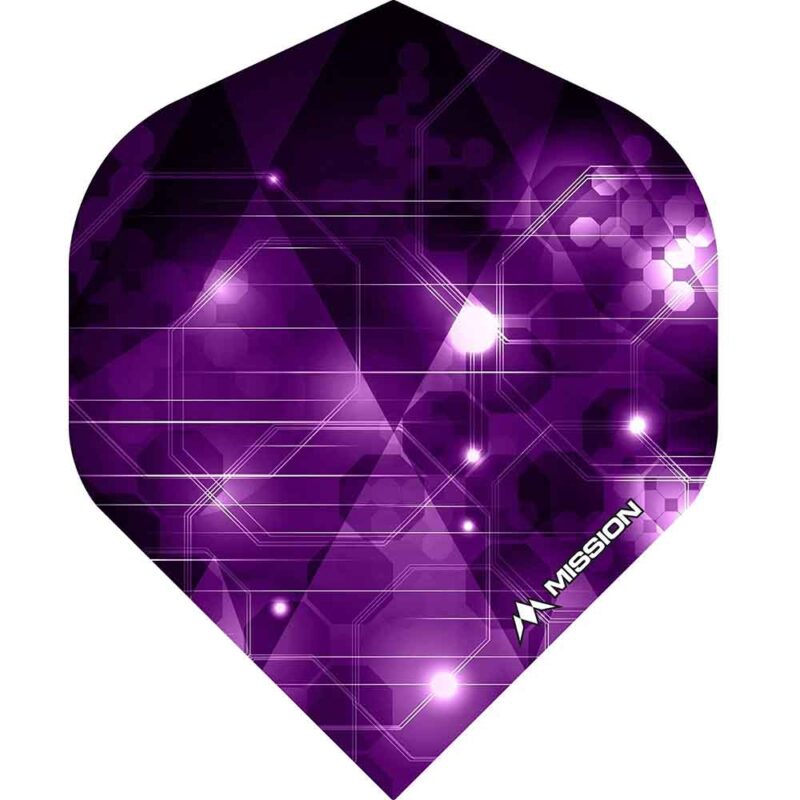 Billaresbalsalobre Plumas Mission Darts No2 Std Astral Morado F2863