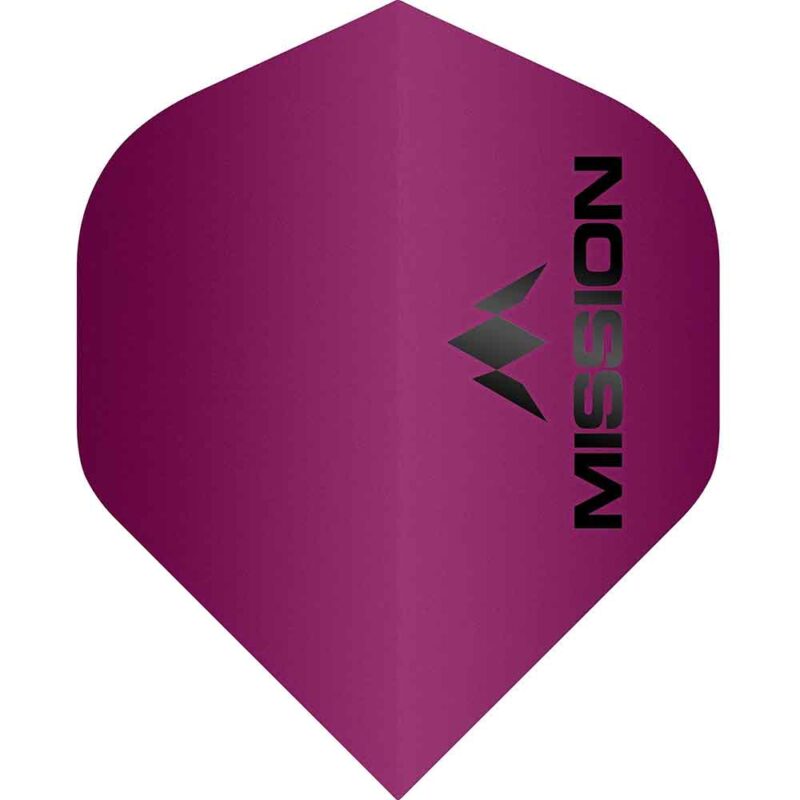 Billaresbalsalobre Plumas Mission Darts No2 Std Logo Rosa Mate F1956