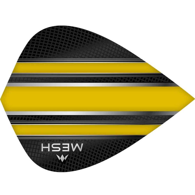 Billaresbalsalobre Plumas Mission Darts Kite Mesh Amarillo F2514 - Imagen 2
