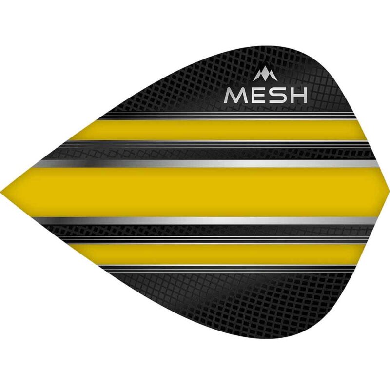Billaresbalsalobre Plumas Mission Darts Kite Mesh Amarillo F2514 - Imagen 3
