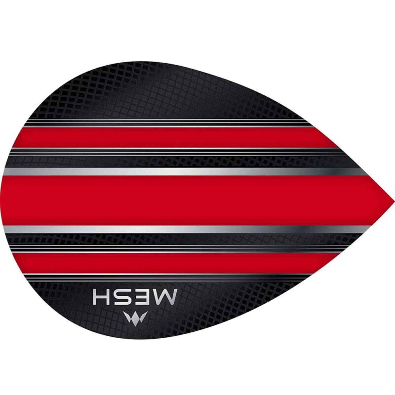 Billaresbalsalobre Plumas Mission Darts Ovalada Mesh Rojo F2006 - Imagen 2