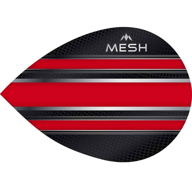 Billaresbalsalobre Plumas Mission Darts Ovalada Mesh Rojo F2006 - Imagen 3
