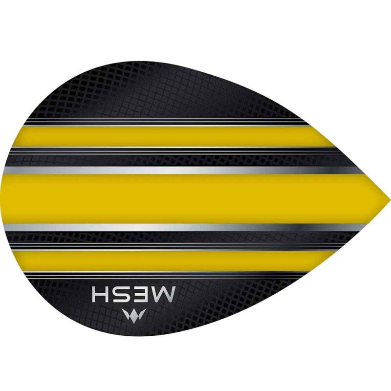 Billaresbalsalobre Plumas Mission Darts Ovalada Mesh Amarillo F2026 - Imagen 2