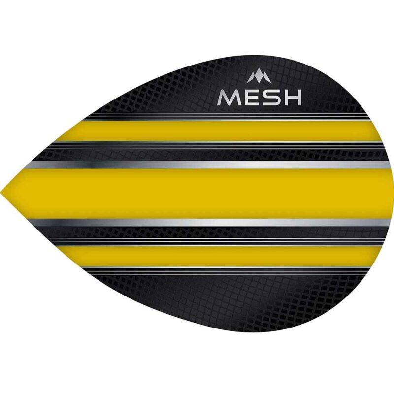 Billaresbalsalobre Plumas Mission Darts Ovalada Mesh Amarillo F2026 - Imagen 3