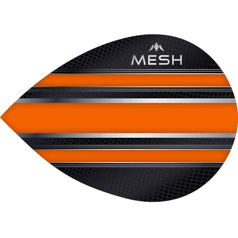 Billaresbalsalobre Plumas Mission Darts Ovalada Mesh Naranja F2067 - Imagen 3