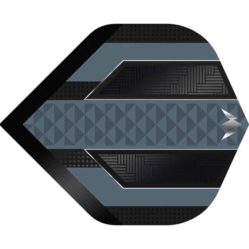 Billaresbalsalobre Plumas Mission Darts Plumas No2 Std Temple Negro Gris F3358 - Imagen 2