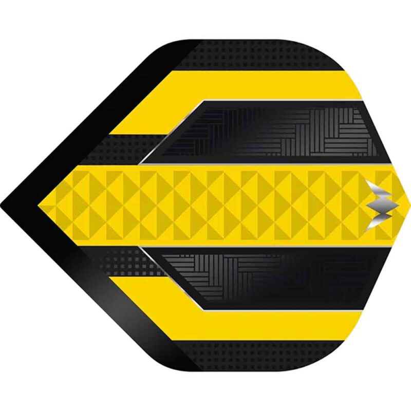 Billaresbalsalobre Plumas Mission Darts Plumas No2 Std Temple Negro Amarillo F3359 - Imagen 3