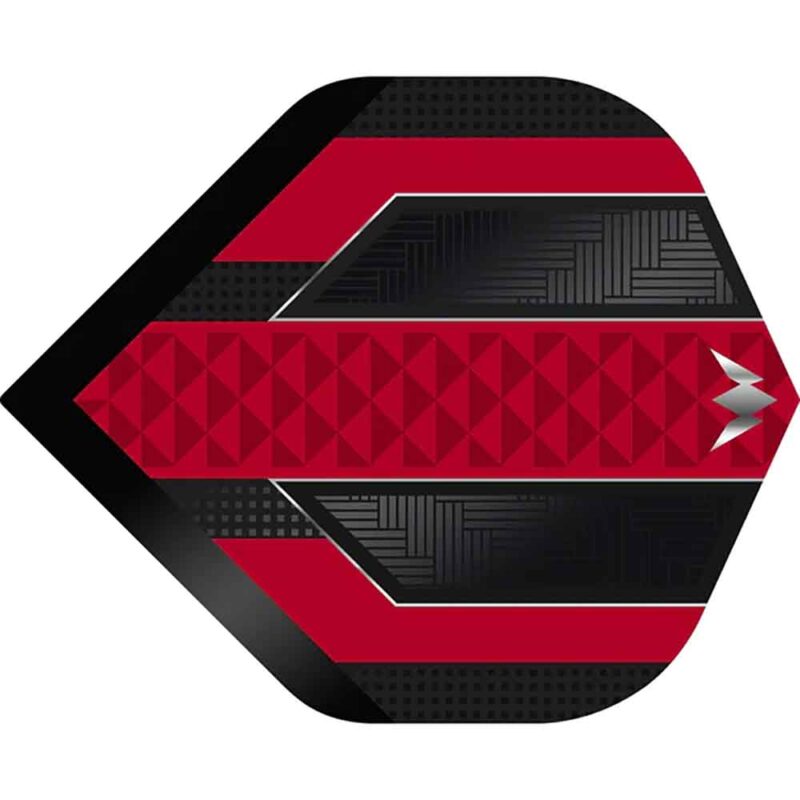 Billaresbalsalobre Plumas Mission Darts Plumas No2 Std Temple Negro Rojo F3361 - Imagen 3