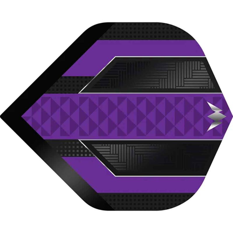 Billaresbalsalobre Plumas Mission Darts Plumas No2 Std Temple Negro Morado F3362 - Imagen 2