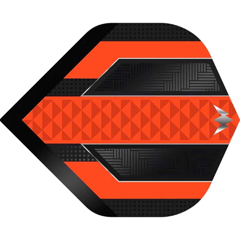 Billaresbalsalobre Plumas Mission Darts Plumas No2 Std Temple Negro Naranja F3365 - Imagen 2