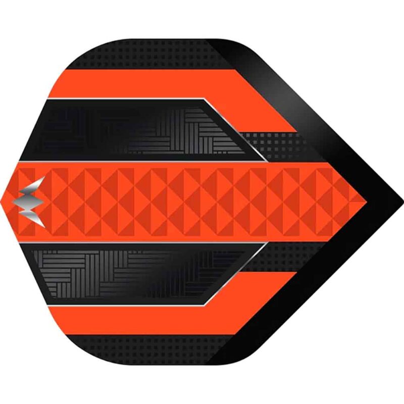 Billaresbalsalobre Plumas Mission Darts Plumas No2 Std Temple Negro Naranja F3365 - Imagen 3