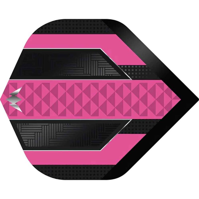 Billaresbalsalobre Plumas Mission Darts Plumas No2 Std Temple Negro Rosa F3364 - Imagen 2