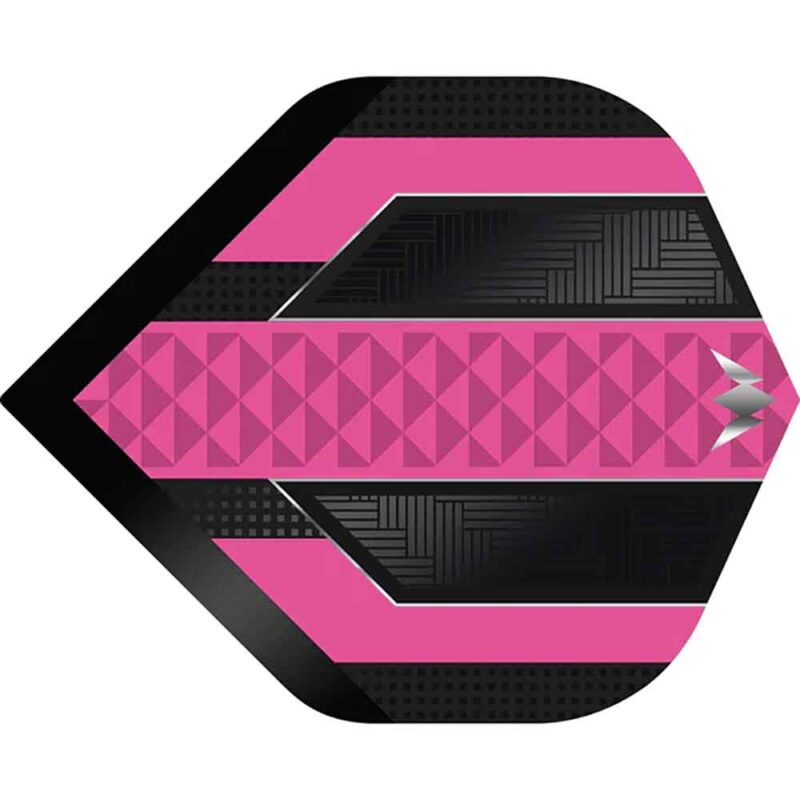 Billaresbalsalobre Plumas Mission Darts Plumas No2 Std Temple Negro Rosa F3364 - Imagen 3
