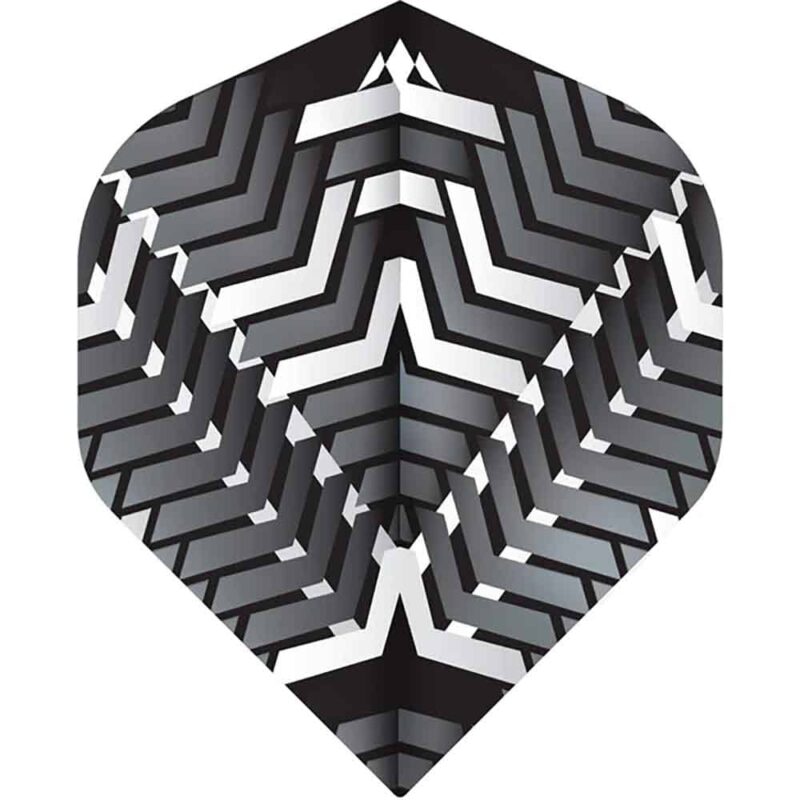 Billaresbalsalobre Plumas Mission Darts Plumas No2 Std Vex Negro Blanco F33454