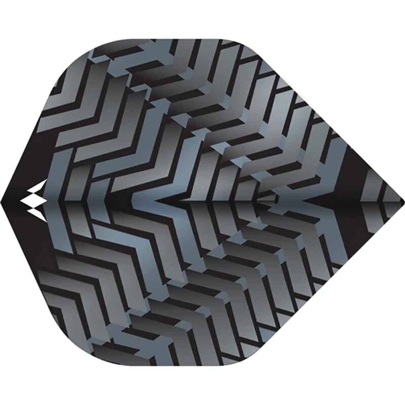 Billaresbalsalobre Plumas Mission Darts Plumas No2 Std Vex Negro Gris F3347 - Imagen 2