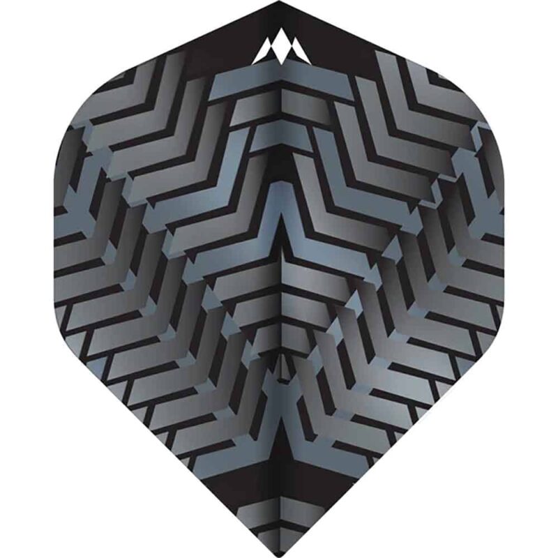 Billaresbalsalobre Plumas Mission Darts Plumas No2 Std Vex Negro Gris F3347