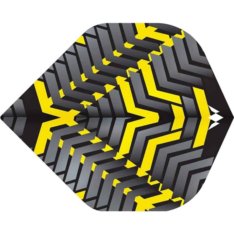 Billaresbalsalobre Plumas Mission Darts Plumas No2 Std Vex Negro Amarillo F3348 - Imagen 3