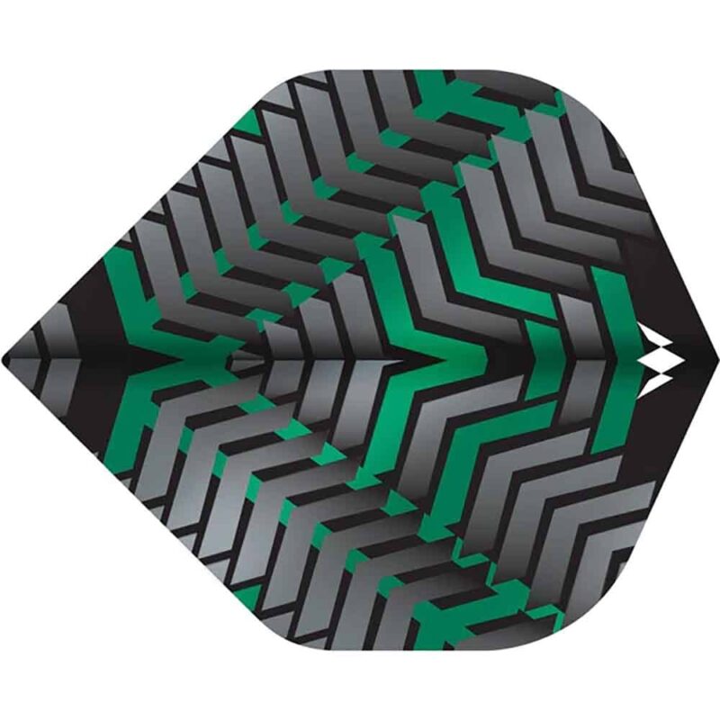 Billaresbalsalobre Plumas Mission Darts Plumas No2 Std Vex Negro Verde F3349 - Imagen 3
