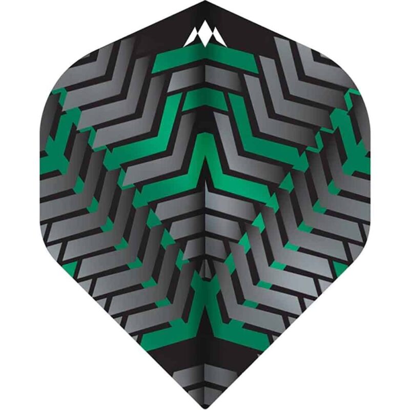 Billaresbalsalobre Plumas Mission Darts Plumas No2 Std Vex Negro Verde F3349
