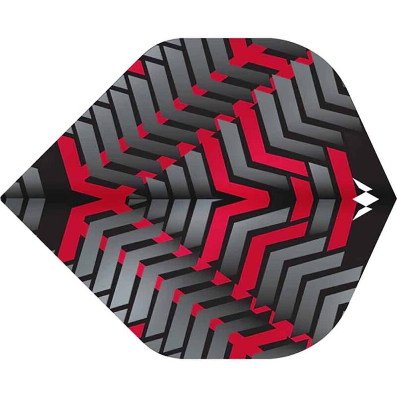 Billaresbalsalobre Plumas Mission Darts Plumas No2 Std Vex Negro Rojo F3350 - Imagen 3