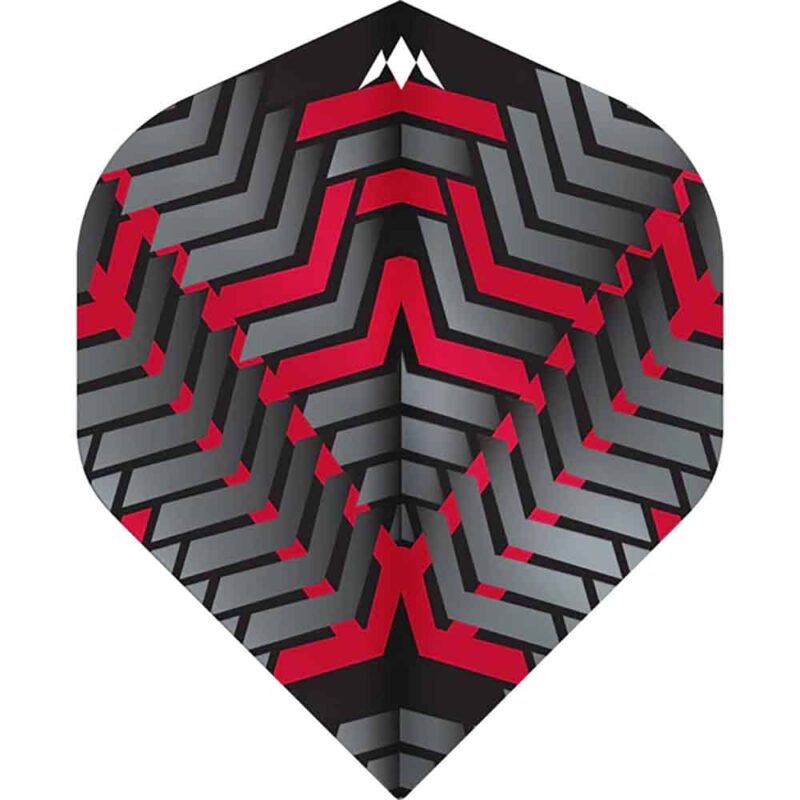 Billaresbalsalobre Plumas Mission Darts Plumas No2 Std Vex Negro Rojo F3350