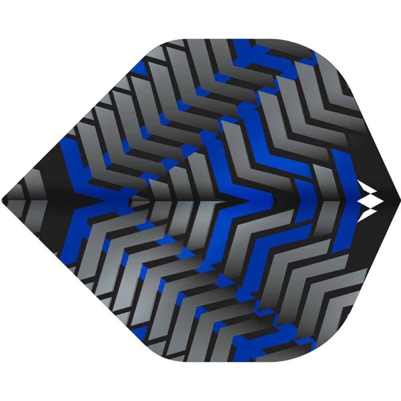 Billaresbalsalobre Plumas Mission Darts Plumas No2 Std Vex Negro Azul F3352 - Imagen 2