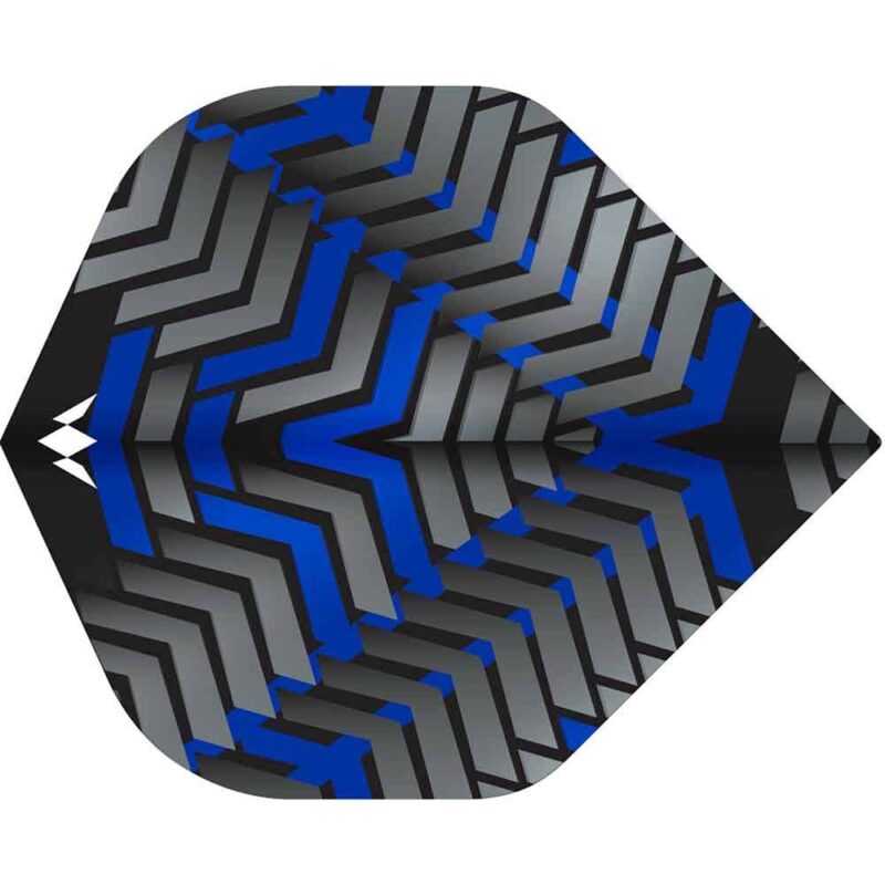 Billaresbalsalobre Plumas Mission Darts Plumas No2 Std Vex Negro Azul F3352 - Imagen 3