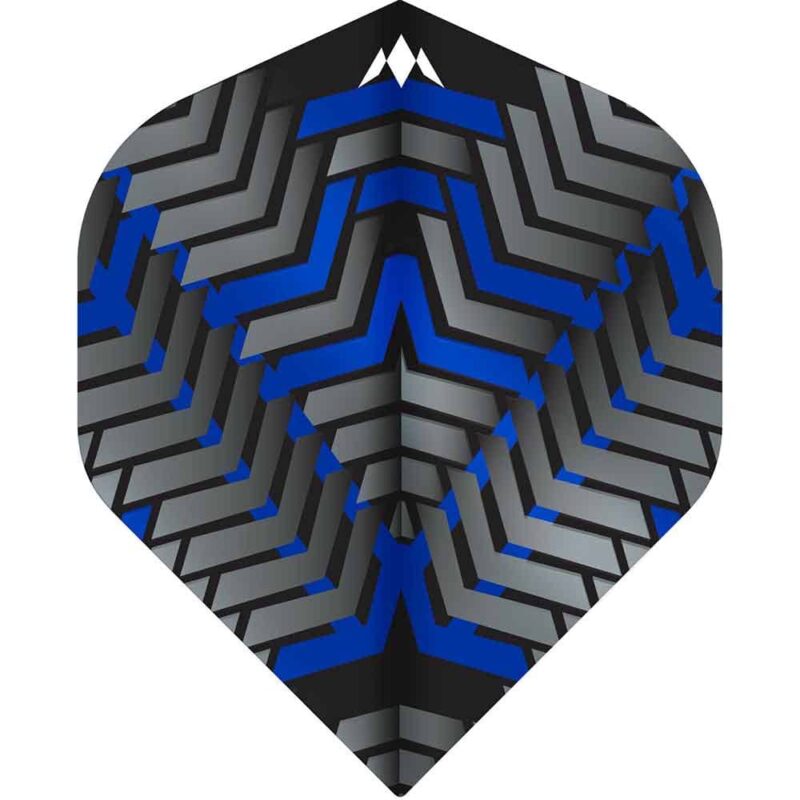 Billaresbalsalobre Plumas Mission Darts Plumas No2 Std Vex Negro Azul F3352