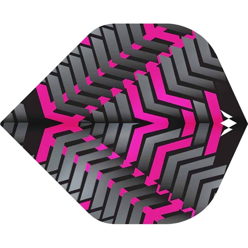 Billaresbalsalobre Plumas Mission Darts Plumas No2 Std Vex Negro Rosa F3353 - Imagen 2