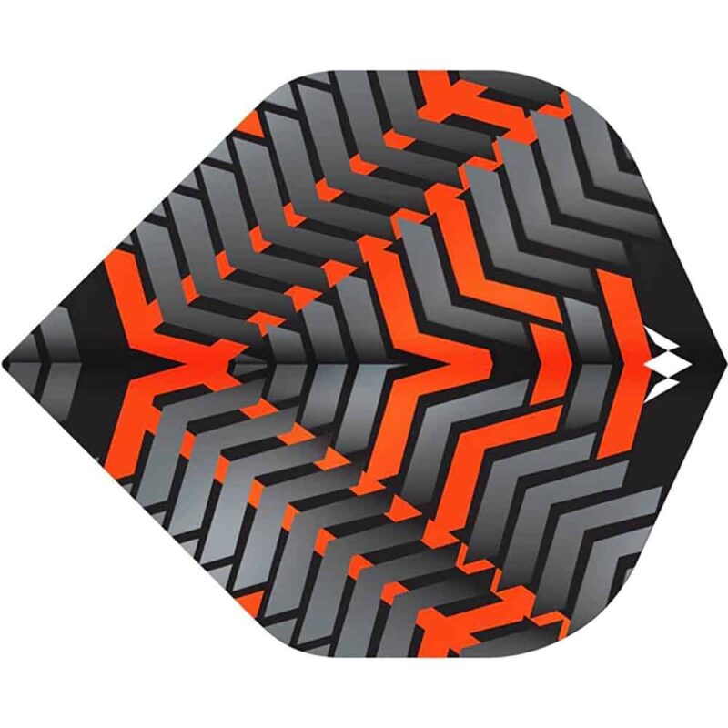 Billaresbalsalobre Plumas Mission Darts Plumas No2 Std Vex Negro Naranja F3354 - Imagen 3