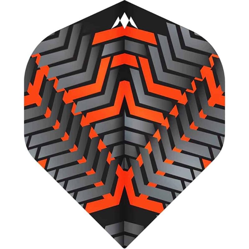Billaresbalsalobre Plumas Mission Darts Plumas No2 Std Vex Negro Naranja F3354