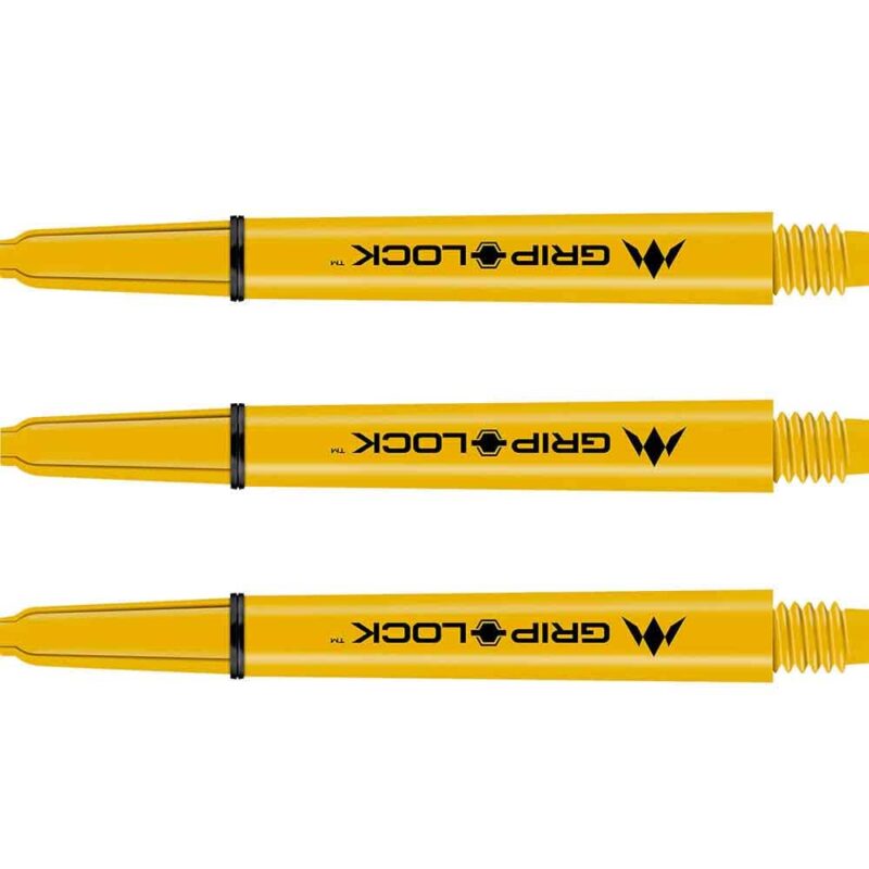 Billaresbalsalobre Cañas Mission Darts GripLock Amarilla Corta 34mm S1081 - Imagen 2