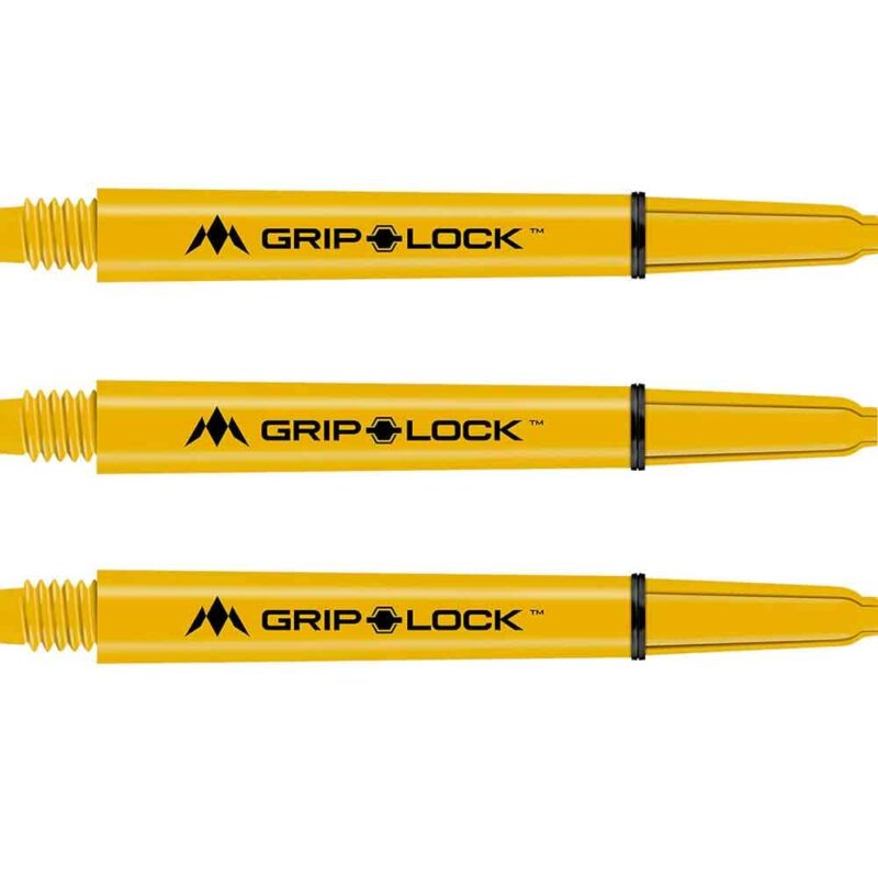 Billaresbalsalobre Cañas Mission Darts GripLock Amarilla Corta 34mm S1081 - Imagen 3