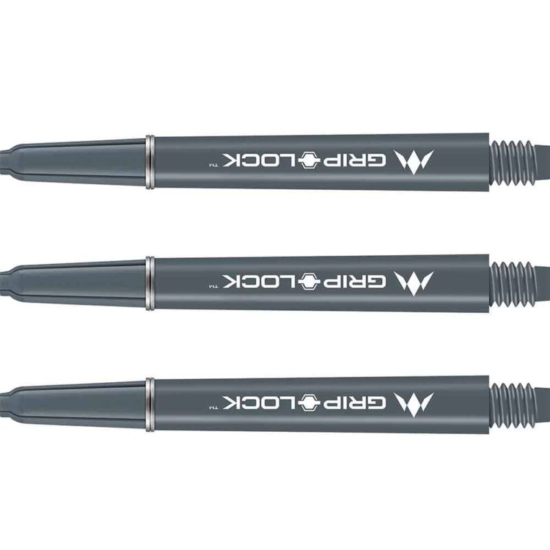 Billaresbalsalobre Cañas Mission Darts GripLock Gris Larga 48mm S1088 - Imagen 3