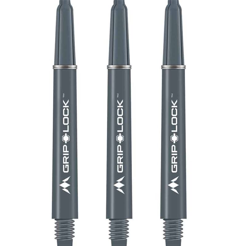 Billaresbalsalobre Cañas Mission Darts GripLock Gris Larga 48mm S1088