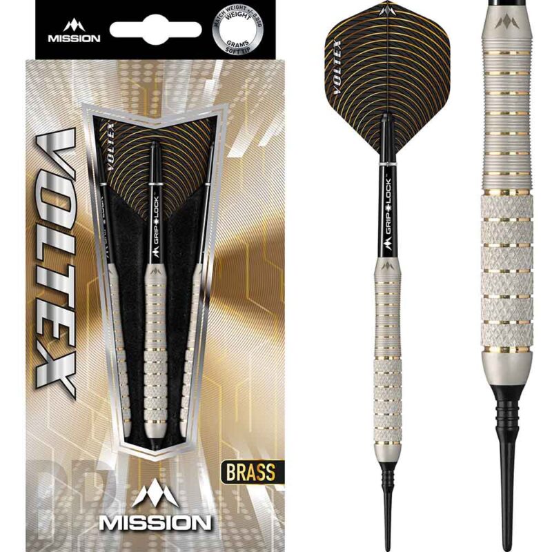 Billaresbalsalobre Dardos Mission Voltex M1 Laton Knurled 21g D9109 - Imagen 3