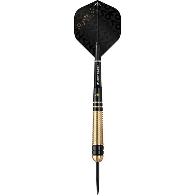 Billaresbalsalobre Dardos Onza M2 Mission Laton Dorado Negro 22g Punta Acero D1576 - Imagen 2