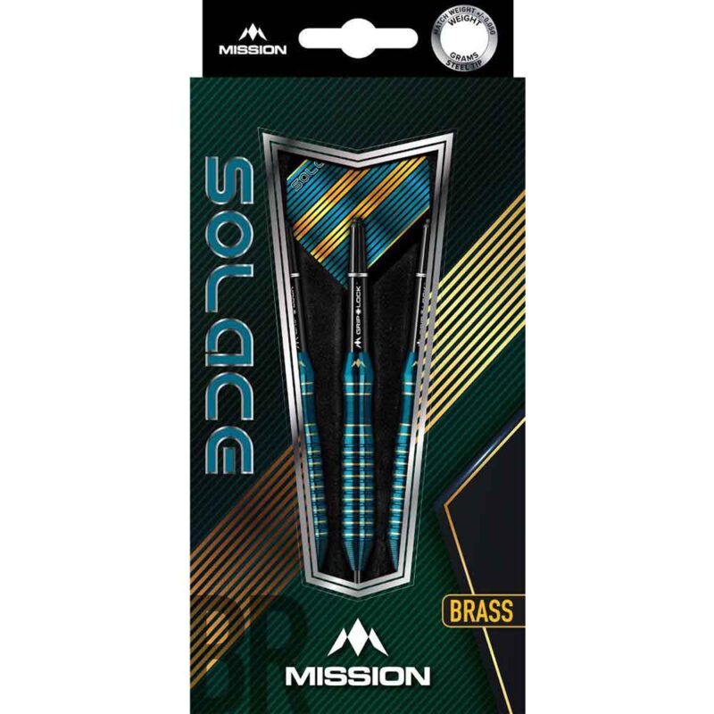 Billaresbalsalobre Dardos Solace M1 Mission Laton Verde 24g Punta Acero D1580 - Imagen 4