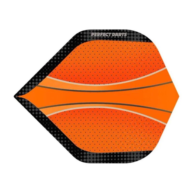 Billaresbalsalobre Plumas Perfect Darts Solarfox No2 Std Naranja y negro F3250 - Imagen 2