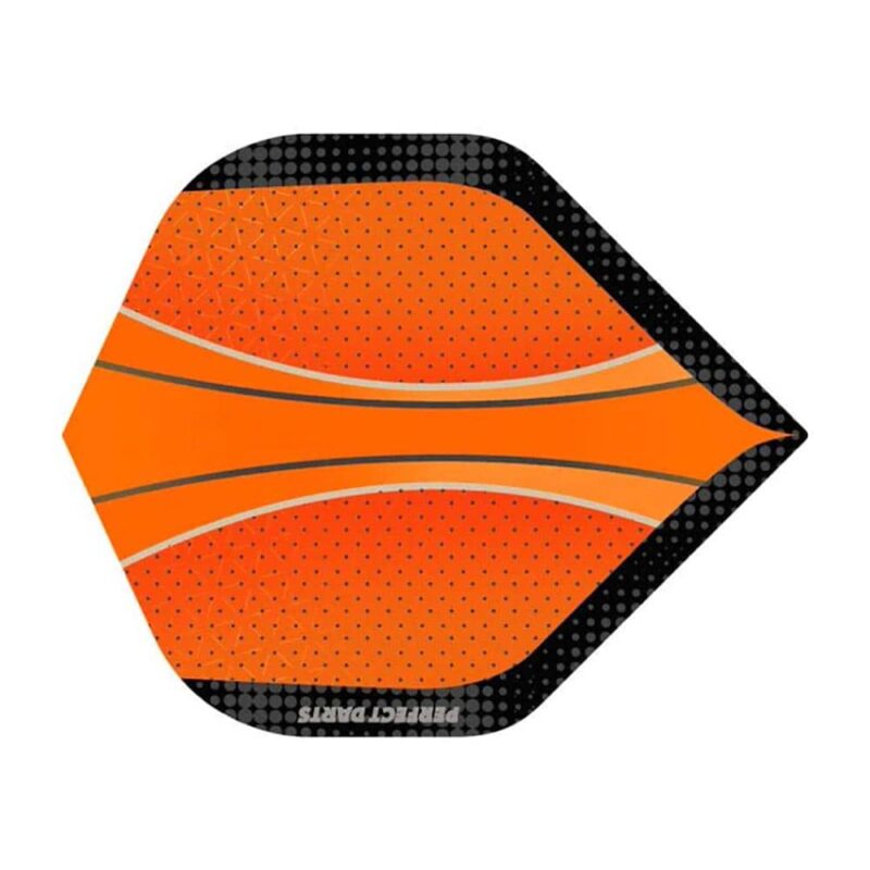 Billaresbalsalobre Plumas Perfect Darts Solarfox No2 Std Naranja y negro F3250 - Imagen 3
