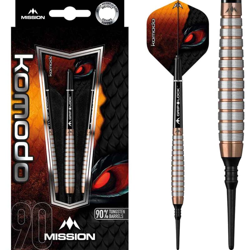 Billaresbalsalobre Dardos Mission Komodo GX Micro M2 Rosa Dorado 90% 21g D9710-MI00796 - Imagen 3