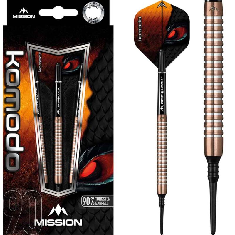 Billaresbalsalobre Dardos Mission Komodo GX Shark M3 Rosa Dorado 90% 21g D9724 - Imagen 3