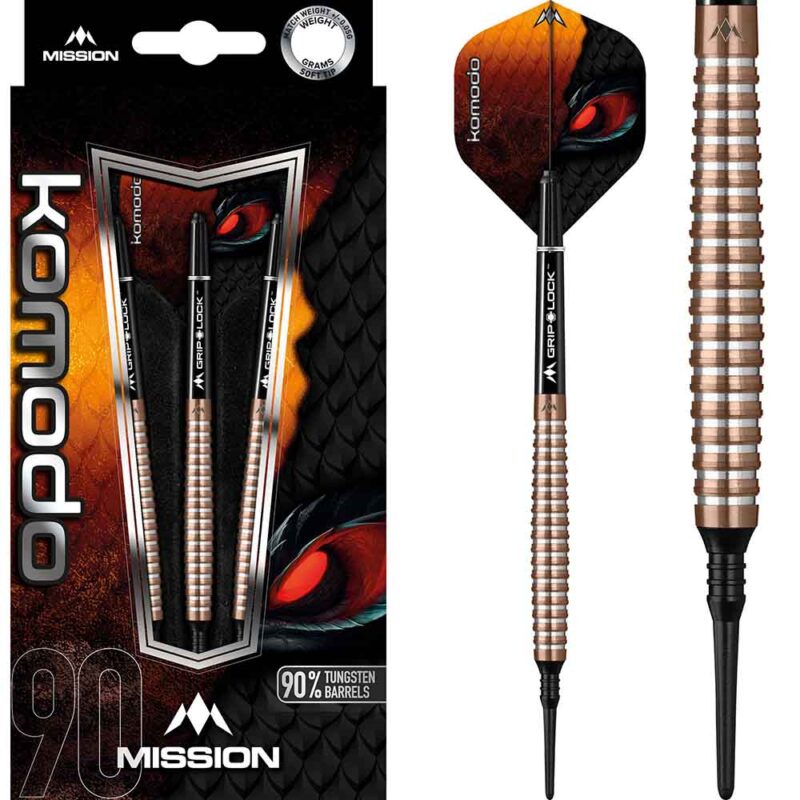Billaresbalsalobre Dardos Mission Komodo GX Shark M4 Rosa Dorado 90% 20g D9728 - Imagen 3