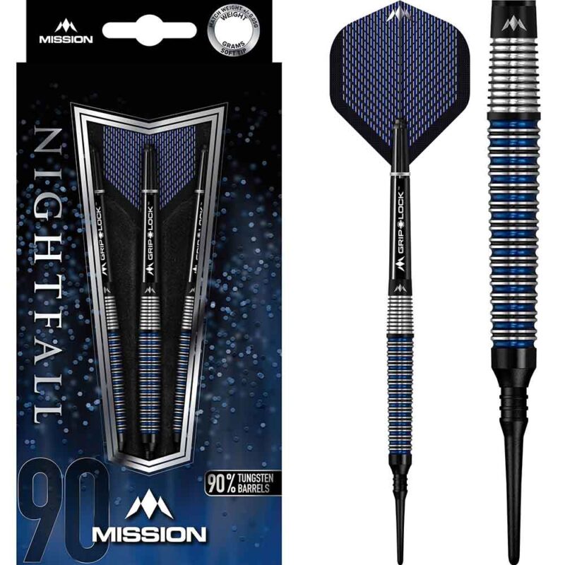 Billaresbalsalobre Dardos Mission Nightfall M3 Taper 90% 20g D9709 - Imagen 3