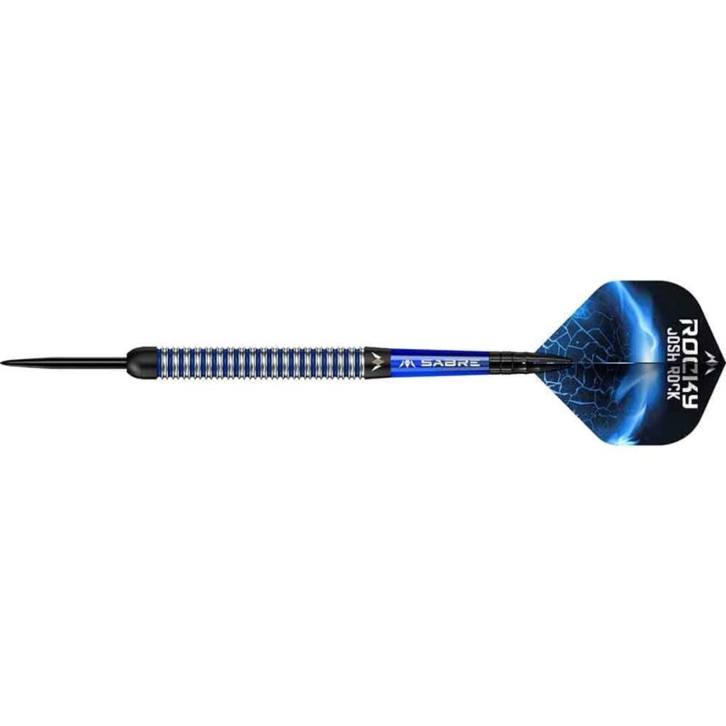 Billaresbalsalobre Dardos Mission Josh Rock The Rock Negro Azul 95% 26g D1610 - Imagen 2