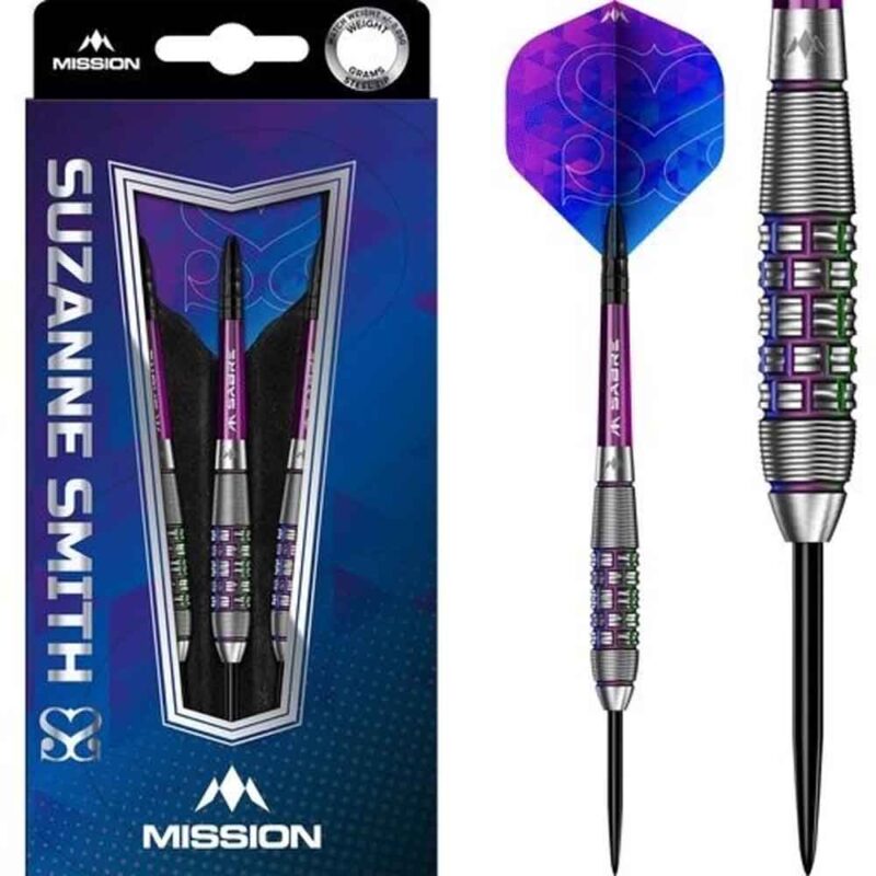 Billaresbalsalobre Dardos Mission Suzanne Smith Coral PVD 90% 26g D1614 - Imagen 3