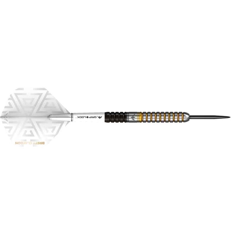 Billaresbalsalobre Dardos Brett Claydon Mission Negro Dorado 24g 90% D0862